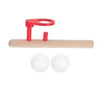 FRCOLOR Soffio Palla in Legno con Tubo e Galleggiante per Bambine Allenamento Coordinazione e Controllo Divertente Antistress per Feste e Attività Educative