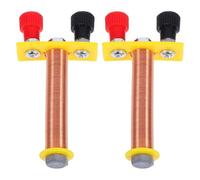 FRCOLOR Solenoide Strumento Didattico a Forma di T Elettromagnetico 2 in Rame e Plastico Facile da Usare per Esperimenti di Fisica per Dimostrazioni in Aula e Insegnamento