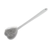 FRCOLOR Spazzola Da Bagno in Silicone Forma Di Cuore Manico Per Esfoliazione Corpo e Massaggio Delicato Resistente e Pratica