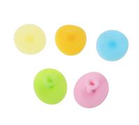 FRCOLOR Spazzola in Silicone per Capelluto Ragazzo Ragazza 5pezzi Massaggio Delicato e Bebè