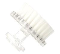 FRCOLOR Spazzola Manuale la Pulizia del Viso Multifunzionale Bianca Manico, Esfoliante Delicata per Rimuovere Punti Neri e Cellule Morte, Adatta per Adulti e Ragazzo Stile Stile Casuale