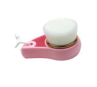 FRCOLOR Spazzola Manuale Per Pulizia Viso Con Manico Strumento Di Pulizia Delicata Per Della Del Viso Rosa Per Rimuovere Cellule Morte e Migliorare La Del