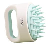 FRCOLOR Spazzola Massaggiante Per Capelluto Setole Sferiche Lisce Non Graffianti Design Ergonomico Adatto Per Uso Manuale Sia Asciutto Che Bagnato Per Migliorare Circolazione Sanguigna Com