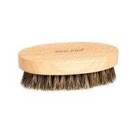 FRCOLOR Spazzola Per Barba Da Uomo in Setole Di Cinghiale Impugnatura Faggio Per Cura Della Barba e Del Baffo Colore Naturale