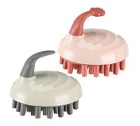 FRCOLOR Spazzola Per La Pulizia Dei 2 Spazzole Per Shampoo Per Bambini E Adulti Setole Morbide Antigraffio Tempo