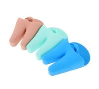 FRCOLOR Spazzole Per La Pulizia Manuale Del Viso In Silicone Morbido Da 3 Pezzi Spazzola Per La Pulizia Del Viso Per Una Pulizia Delicata Ed Efficace Rimuovendo I Punti Neri E