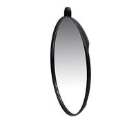 FRCOLOR Specchio Portatile Per Trucco Rotondo, Specchio Retrovisore Da Barbiere Leggero e Resistente, Design Compatto Per Uso Quotidiano e Professionale, Per Donne e Truccatori