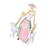 FRCOLOR Spilla da Donna Stile Elegante Brooch Pin Moda Ragazza Colorata Accessorio Abito Casual Resistente e Creativa