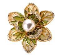 FRCOLOR spilla di fiori Pin di risvolto spillo fiore all'occhiello per il matrimonio delle donne perno di fiori spilla decorativa per fiore all'occhiello spilla a fiore lega