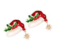 FRCOLOR Spilla Natalizia per Seno in Lega Set da 2 Pezzi Spilla Decorativa per Vestiti Accessorio Festivo per Natale San e Anniversari Adatta a Eventi Casual e Formali