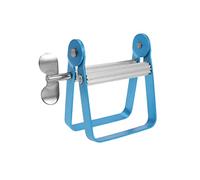 FRCOLOR Spremi-tubetto Di Dentifricio in Acciaio, Estrusore Manuale Anti-spreco Ingranaggi Metallici, Dispenser Multifunzione Per Dentifricio e Cosmetici, Accessorio Bagno Per Uso Domestico e Hotel