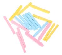 FRCOLOR Spugne Compresse per Viso 144 Pezzi, Pad Detergenti Esfolianti Morbidi Multi-colore per Pulizia Pelle Delicata, Struccante e Uso Domestico da Viaggio