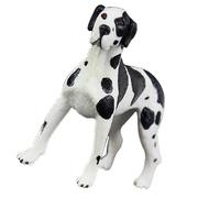 FRCOLOR Statua Di Cane Maculato in Plastica Ornamento Per Ragazzo Ragazza Piccoli Decorazione Di Casa Per Cani Figura Di Cane Maculato Solido