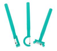 FRCOLOR Strumento Motorio Orale per 3 Pezzi in Plastica Verde, Allenatore Muscoli Orali e Punta della Lingua per Migliorare Linguaggio e Alimentazione, Esercizi Riabilitativi a Casa