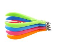 FRCOLOR Strumento Per Manicure E Pedicure Tronchesino Ultra-per Cuticole Con Impugnatura Comoda Perfetto Per L'uso Domestico O in Viaggio (Casuale)
