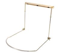 FRCOLOR Supporto Clip Design Armonica per Collo in Oro al Metallo Comoda Appeso Performance