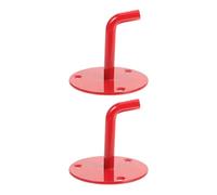 FRCOLOR Supporto da parete per estintore, estintore Co2 da 2 a 9 kg, rosso, 2 pezzi, leggero, per case e centri commerciali