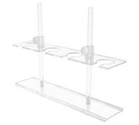 FRCOLOR Supporto Imbuto Professionale in Acrilico Trasparente Stand Stabile per Laboratorio con Base Antiribaltamento Portaimbuto Resistente per Esperimenti Scientifici