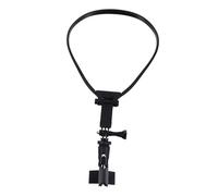 FRCOLOR Supporto Per Microfono Da Collo Regolabile, Clip Portatile Per Microfono Presa Antirumore, Per Performance Live, Streaming All’aperto e Uso Prolungato Sul Palco