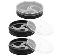 FRCOLOR Supporto per Movimento Orologio in Plastica 3 Pezzi 40Mm X 1195Mm Scatola Porta-Orologi Vuota Antipolvere e Antiurto Custodia Portatile per Accessori Orologi da Viaggio