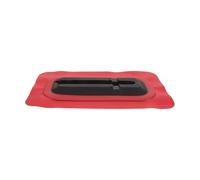FRCOLOR Supporto per Pinna da Paddle Board in PVC Rosso, Adattatore Scatola Pinna con Protezione Tavola, Compatibile per Surfboard Fin Box e SUP Gonfiabili