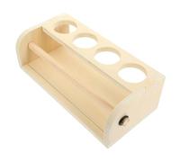FRCOLOR Supporto Rotolo in Legno per Tavolo Cavalletto da Scrivania Dispenser per da Pittura con Superficie Liscia e Bordi Sicuri per e Craft DIY