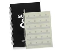 FRCOLOR Taccuino Portatile per Musica Chitarra Notebook per Accordature e Spartiti Materiale per Chitarristi Principianti Resistente e Pratica per Lezioni di Musica