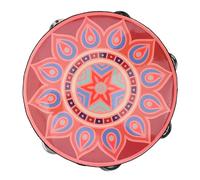 FRCOLOR Tamburello Legno per Adulti e Strumento Musicale Percussione per Danze e Spettacoli Facile da Trasportare Design e Comfort nella Presa per Performance e Collaborazioni Gruppo