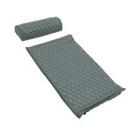 FRCOLOR Tappetino Massaggiante con Cuscino Shiatsu e Borsa Set 2 Tappetini per Agopressione per Rilassamento Muscolare Tappeto Yoga Lavabile
