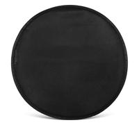 FRCOLOR Tappetino per Stufa Circolare in Silicone Nero, Facile da Pulire | Resiste alle Alte Temperature, Fondo Antiscivolo, per Stufa Interno e Area Esterna, Formato 14 Pollici