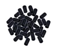 FRCOLOR Tappi Dosatori per Bottiglia Olio e Liquori in Gomma Neri 100 Pezzi per Beccucci Versatori in Cucina