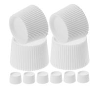 FRCOLOR Tappi Per Dentifricio a Vite 100 Pezzi Copertura Resistente in Plastica Compatibile Tubetti Dentifricio Uso Quotidiano Per Bagno Pulito e Ordinato