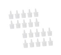 FRCOLOR Tappo per Flacone per Innesto Ciglia 50 Pezzi Accessori per Bottiglia Plastica Punto di Ricambio per Colla Ciglia per Kit Make-up e Professionisti