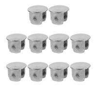 FRCOLOR Tappo Per Maniglia Doccia Argento in Plastica 10Pezzi Copertura per Deviatore con Design Moderno Adatto per Uso Bagno