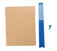 FRCOLOR Tavoletta Braille tastiera braille in plastica dispositivo di scrittura braille lavagna per l'apprendimento del braille ausilio alla scrittura braille lavagna in braille Carta Blue