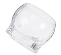 FRCOLOR Tazza di Vetro Resistente al Calore per Dolci e Succhi, Bicchiere da Bere Creativo in Vetro senza Piombo, Set Piccolo per Casa, Bar e Ristorante, Tazza da Latte e Yogurt Elegante