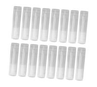 FRCOLOR Tubetti Vuoti Trasparenti Per Balsamo Labbra Lucidalabbra Artigianale 100 Pezzi Tappo Riutilizzabile Per Cosmetici Fatti a Mano