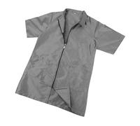 FRCOLOR tute da parrucchiere kit camice da laboratorio per chaussures de travail grembiule per parrucchieri grembiule da barbiere uniforme da toelettatura per cani da donna Grey