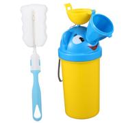 FRCOLOR Urinatoio Portatile per Ragazzi in Abs Resistente senza Perdite, Facile da Pulire, per Allenamento Vasino Indoor e Outdoor, Comodo e Pratico per Viaggi Colore Casuale