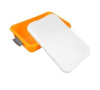 FRCOLOR Vassoio per Sabbia Portatile con Manico in Abs Arancione, Design Leggero e Capiente, per Attività All'aperto e Giochi per Bambini