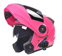 Frcychri Caschi da Moto Modulari, Casco Integrale Flip-Up con Doppia Visiera， Omologato DOT ECE, per Adulti Uomini Donne Scooter Cruiser Casco Protettivo L,Medium