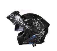 Frcychri Casco da Moto Bluetooth, Casco Modulare per Adulti Uomo Donna, Omologato DOT/ECE con Visiera Parasole, Prese d'Aria E Visiera AntiGraffio, Casco Modulare per Adulti Uomo Donna L,2X-Large