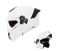 Frcychri Casco da Moto, Conforme alle Norme DOT/ECE, Prese d'Aria E Visiera AntiGraffio, Casco Moto Leggero Unisex per Adulti B,Medium