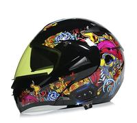 Frcychri Casco Modulare da Moto con Bluetooth, Casco da Moto con Apertura Frontale, Casco Integrale da Moto Conforme alle Norme ECE, Adatto per Uomini E Donne Adulti O,Large (59-60)