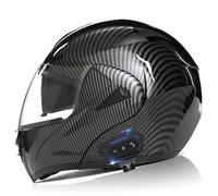 Frcychri Casco Modulare da Moto con Bluetooth, Casco da Moto con Apertura Frontale, Casco Integrale da Moto Conforme alle Norme ECE, Adatto per Uomini E Donne Adulti K,Large (59-60)
