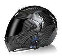Frcychri Casco Modulare da Moto con Bluetooth, Casco da Moto con Apertura Frontale, Casco Integrale da Moto Conforme alle Norme ECE, Adatto per Uomini E Donne Adulti M,Small (55-56)