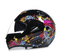 Frcychri Casco Modulare da Moto con Bluetooth, Casco da Moto con Apertura Frontale, Casco Integrale da Moto Conforme alle Norme ECE, Adatto per Uomini E Donne Adulti 30,Small (55-56)