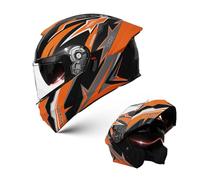 Frcychri Casco Modulare da Moto, Omologato ECE Prese d'Aria E Visiera AntiGraffio, Casco Modulare da Moto Bluetooth, Casco da Moto Uomo/Donna L,X-Large