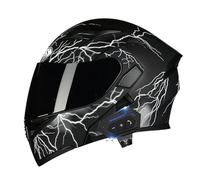 Frcychri Casco Moto Modulare Flip Up, con Doppia Visiera Antiriflesso, Caschi Integrati Bluetooth con Approvazione ECE, Casco Modulare Scooter, Casco per Adulti Uomini Donne L,3X-Large