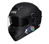 Frcychri Flip-Up Bluetooth Casco Moto Modulare Integrale - Doppia Visiera Anti-Nebbia Girevole E Ventilazione Efficace - Omologato ECE R22.06, Leggero per Uomo Donna Scooter Adulto B,Medium